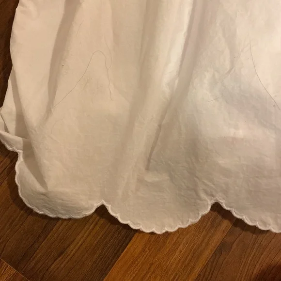 J. Crew White Blouse with Floral Embroidery - Picture 8 of 8